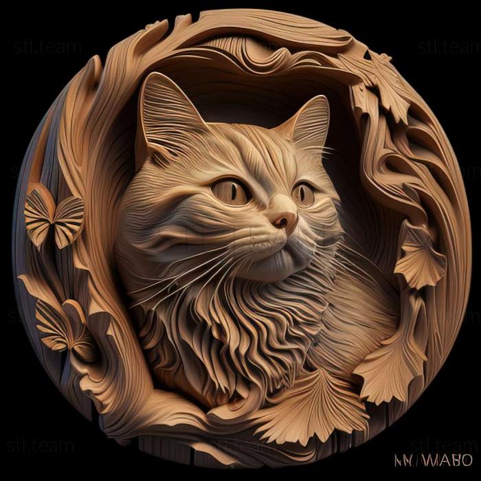 3D model Maru cat famous animal (STL)